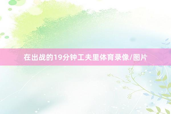 在出战的19分钟工夫里体育录像/图片